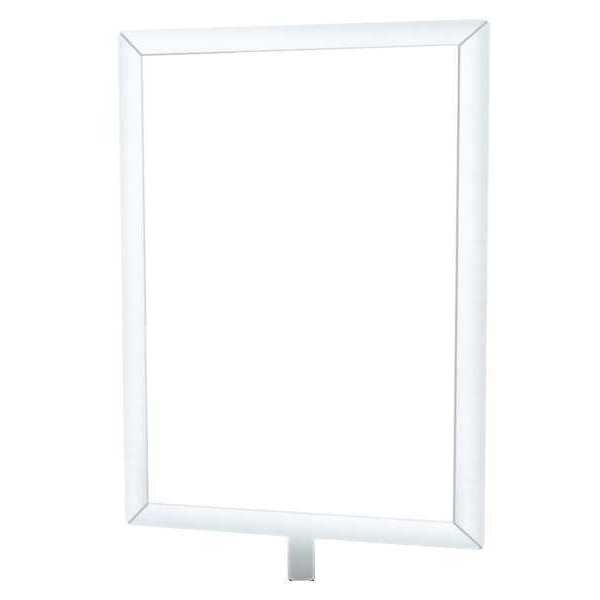 Sign Holder, Metal Post, Satin Chrome