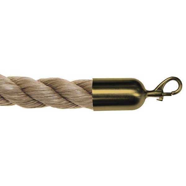 Rope Barrier, Poly Hemp Post, Unfinished