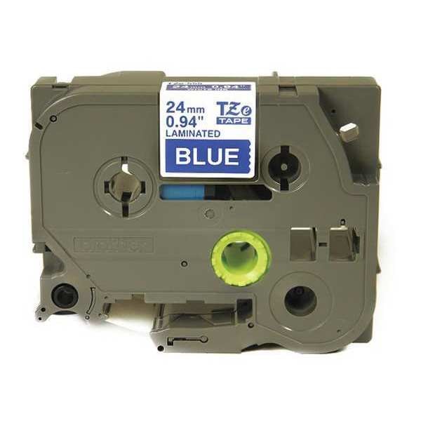Label Tape Cartridge, White/Blue, 15/16