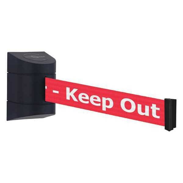 Barrier Post, Plastic Post, Black Finish