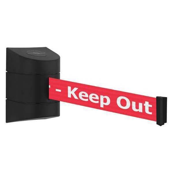 Barrier Post, Plastic Post, Black Finish