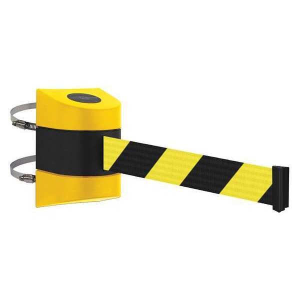 Barrier Post, Plastic Post, Yellow Finish