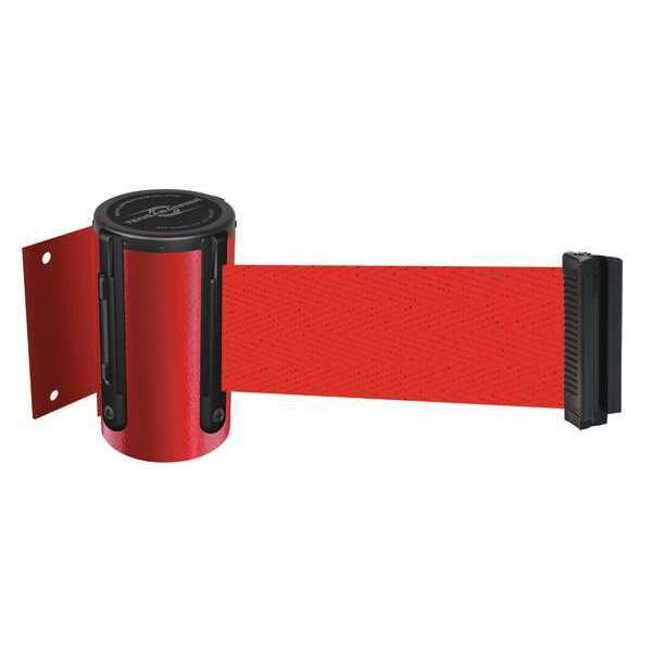 Barrier Post, Metal Post, Red Finish