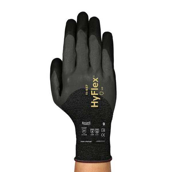 Cut Resistant Coated Gloves, A2 Cut Level, Foam Nitrile, 8, 1 PR