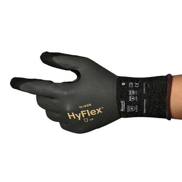 Cut Resistant Coated Gloves, A2 Cut Level, Nitrile, 11, 1 PR