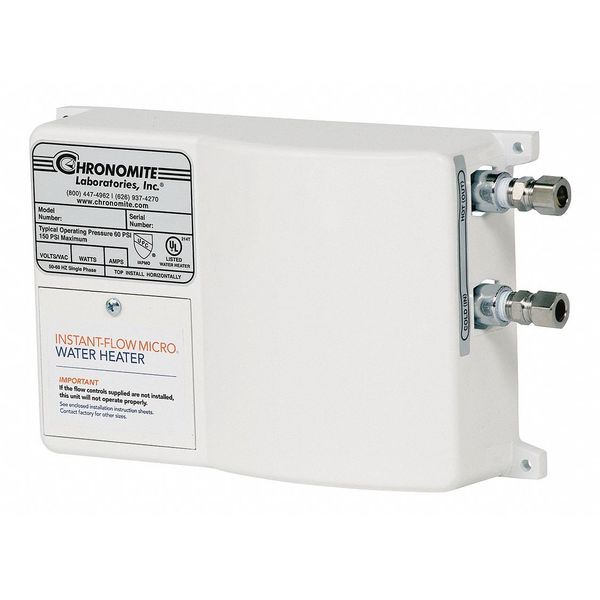 277VAC, 20 Amps, Both Electric Tankless Water Heater