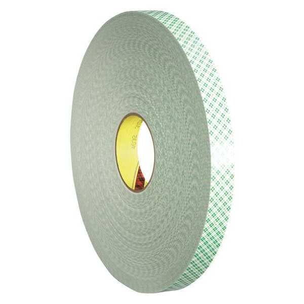 Double Coated Tape, Foam, Off White, PK12