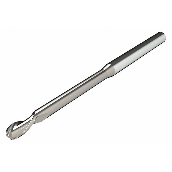 Ball End Mill, Uncoated, 2-1/2