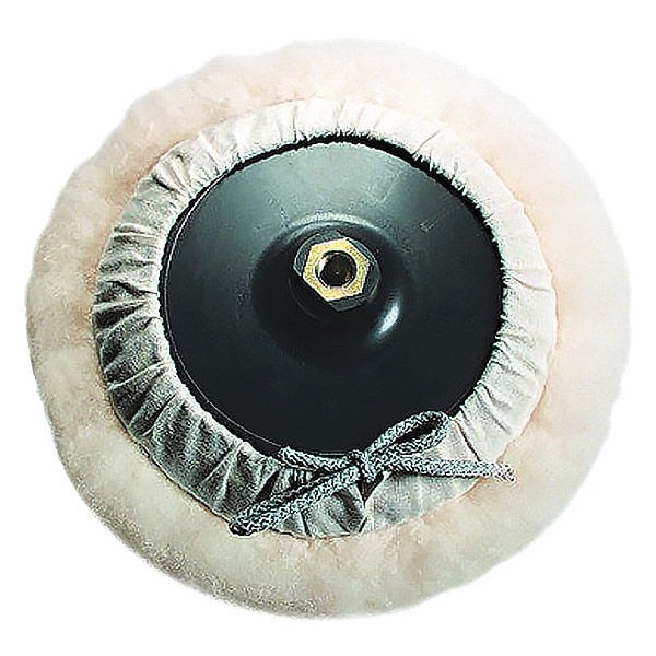 Polishing Bonnet, Lambs Wool Hide, 4-3/4