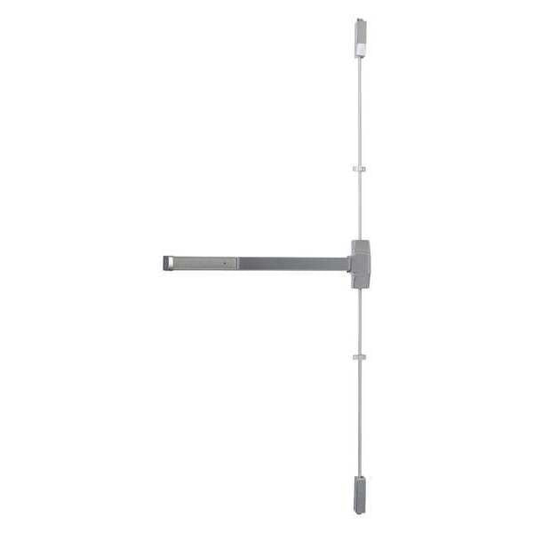 Surface Vertical Rod, Satin Chrome