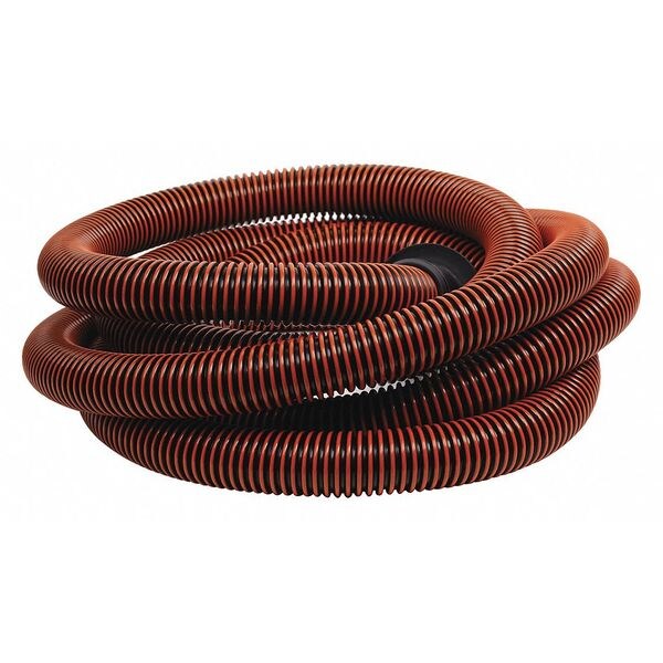 Vacuum Hose, Plastic, 13 ft. L, 1-1/16