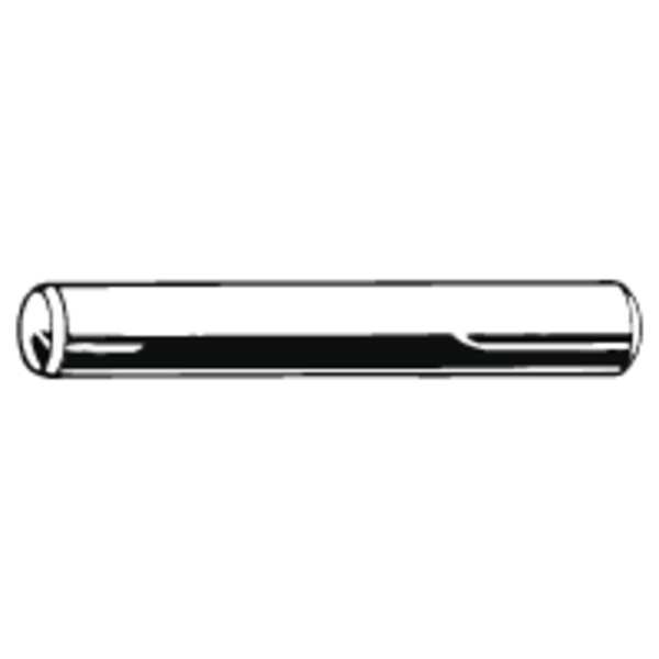 Dowel Pin, Steel 60 +/-2HRC, M6, PK25