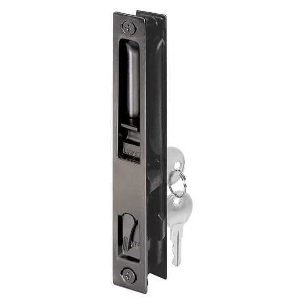 Patio Door Handle Set, Dull, 1/2