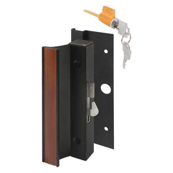 Patio Door Handle Set, Dull, 5/8