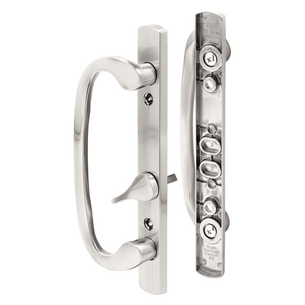 Patio Door Handle Set, Satin Nickel