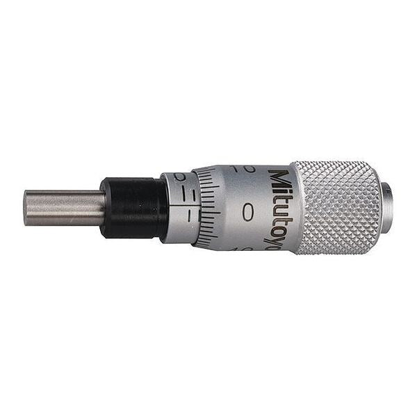 Micrometer Head, 0 to 6.5mm Range, Steel
