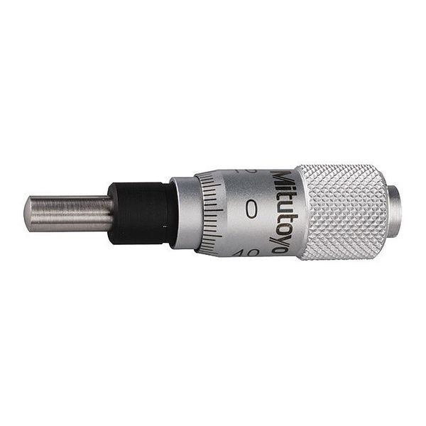 Micrometer Head, 0 to 6.5mm Range, Steel