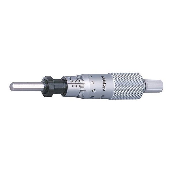 Micrometer Head, 0 to 25mm Range, Steel