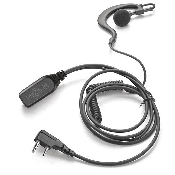 Earhook Lapel Microphone, Black