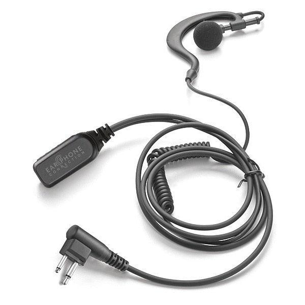 Earhook Lapel Microphone, Black