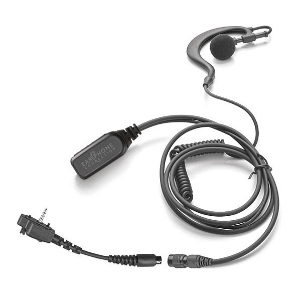 Earhook Lapel Microphone, Black