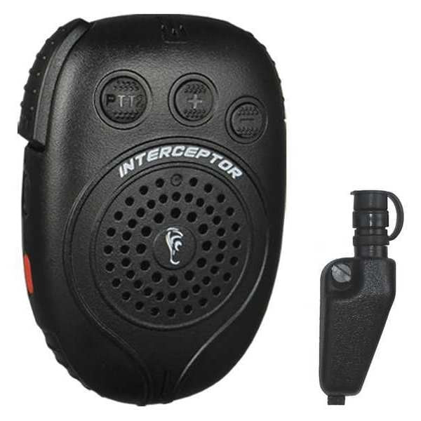 Interceptor Speaker Microphone, Black