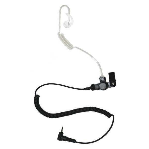 Long Tube Listen Only Earpiece, Black