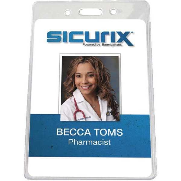 Government Badge Holder, Vertical, PK50