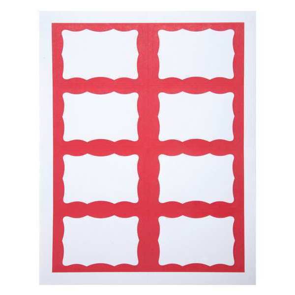 ID Adhesive Badge, Adhesive, PK200
