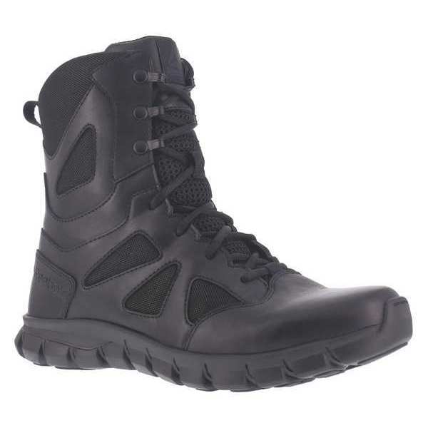 Boots, 6-1/2, M, Black, Plain, PR