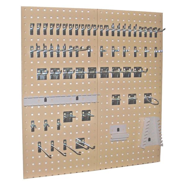 Pegboard Hook Assortment Kit, Zinc Plated