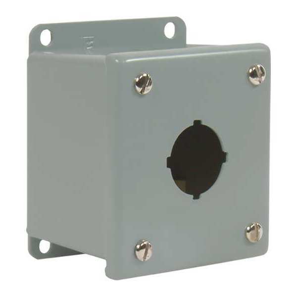 Pushbutton Enclosure, 1 Column, 1 Hole