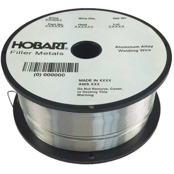 MIG Welding Wire, Solid, Aluminum, 1 lb.