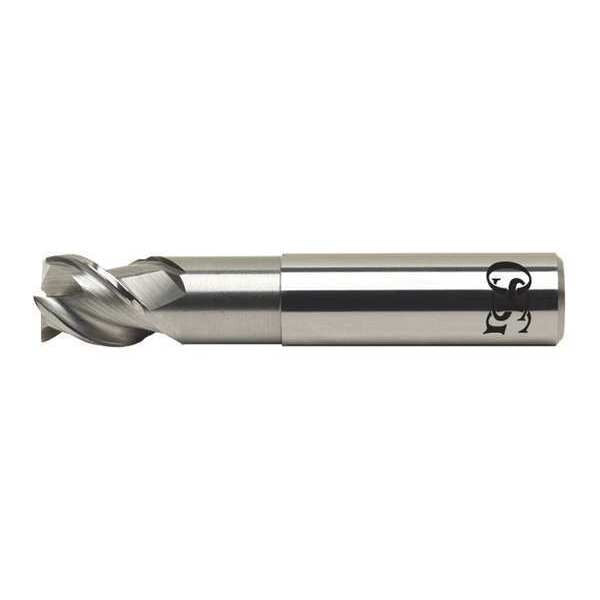 Corner Radius End Mill, Bright, 1.000
