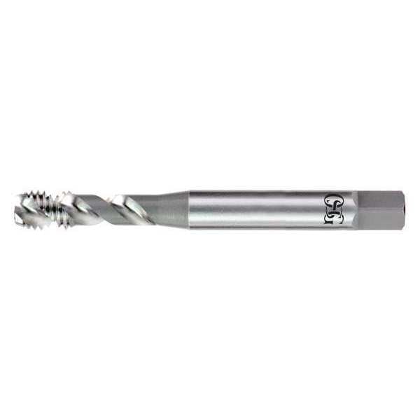 Spiral Flute Tap, #8-32, Modified Bottoming, 3 Flutes, UNC