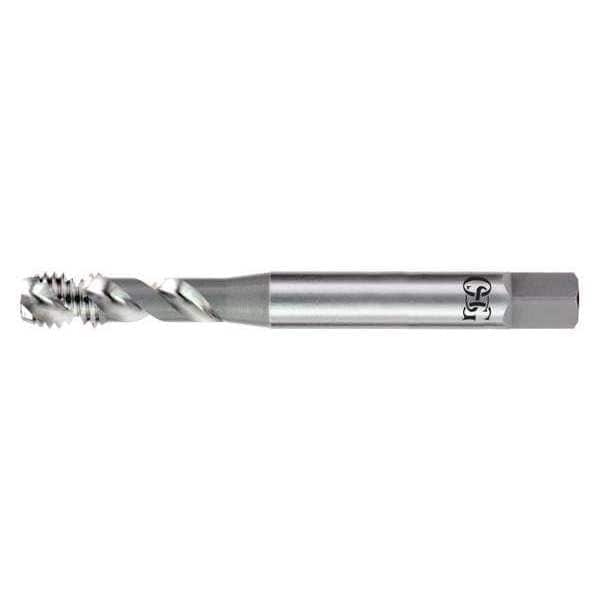 Spiral Flute Tap, #2-56, Modified Bottoming, 2 Flutes, UNC