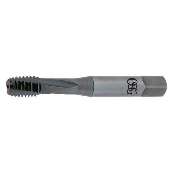 Spiral Flute Tap, #6-32, Modified Bottoming, V, 3 Flutes