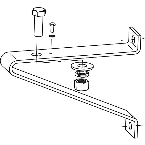 Wall/Pole Mounting Bracket, 9-1/2