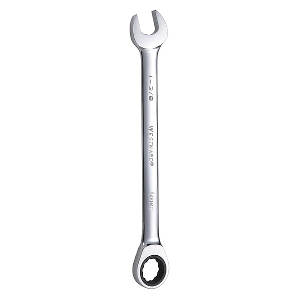 Ratcheting Wrench, Combination, SAE, 1-3/8