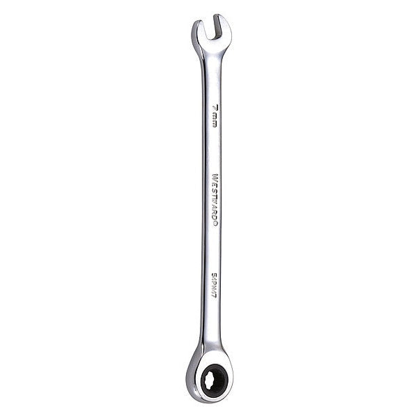 Ratcheting Wrench, Combination, Metric, 7m