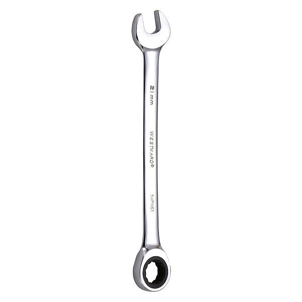 Ratcheting Wrench, Combination, 12 pt.21m