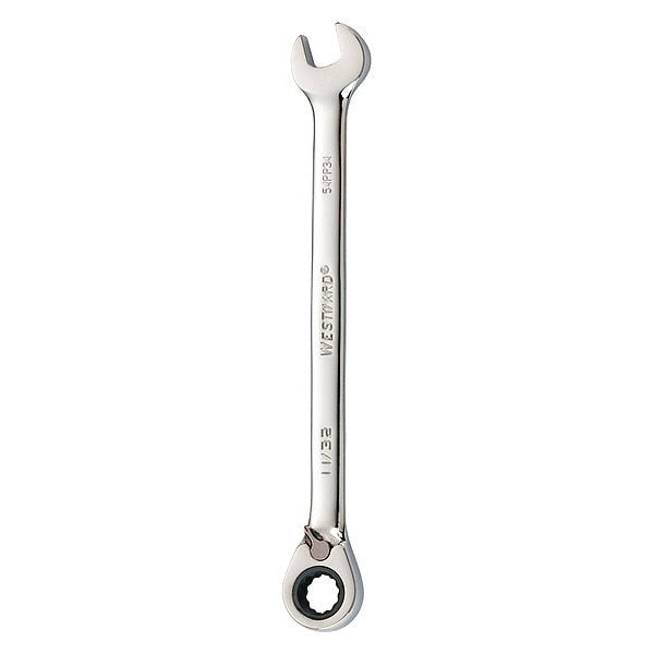 Ratcheting Wrench, Combination, SAE, 11/32