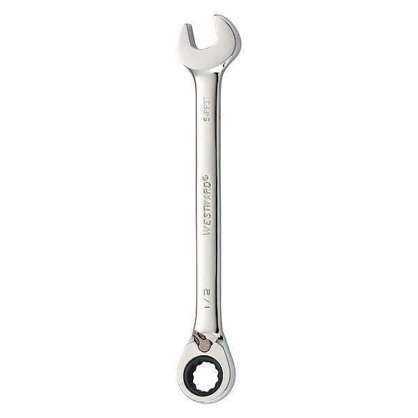 Ratcheting Wrench, Combination, SAE, 1/2