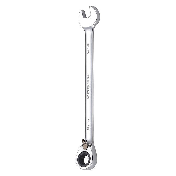 Ratcheting Wrench, Combination, Metric, 8m
