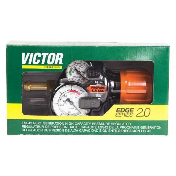 Gas Regulator, Single Stage, CGA-510, 2 to 60 psi, Use With: Liquefied Propane