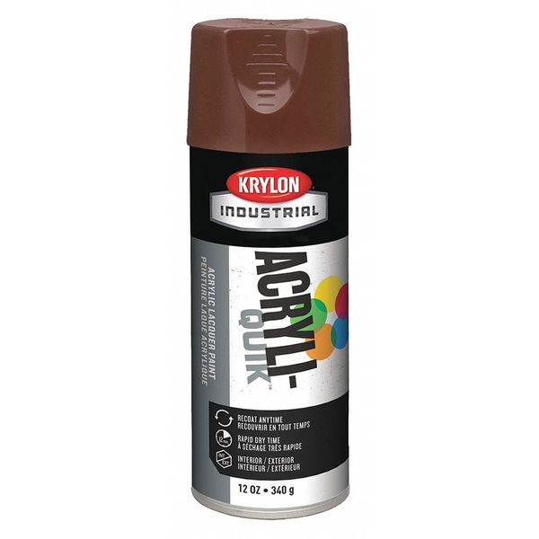 Spray Paint, Leather Brown, Gloss, 12 oz