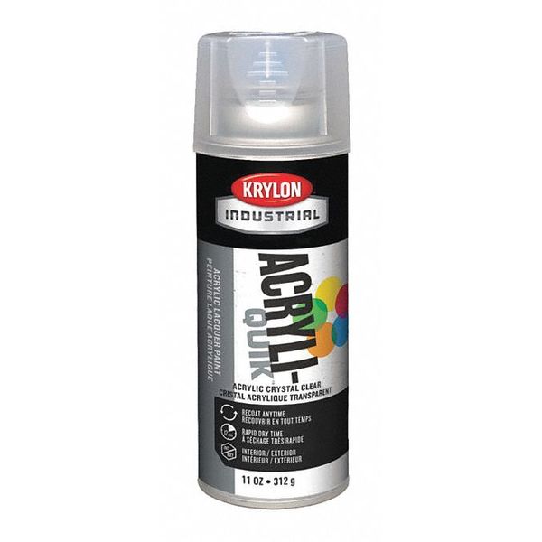 Spray Paint, Crystal Clear, Gloss, 12 oz.