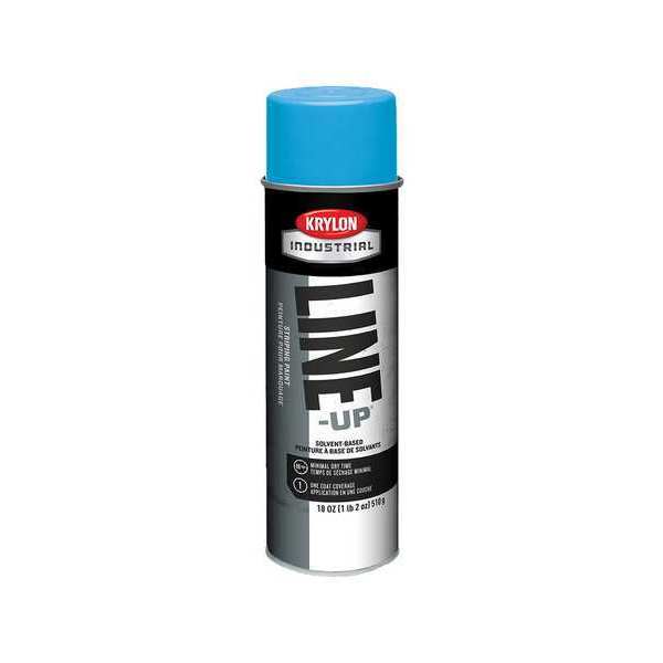 Pavement Striping Paint, 18 oz., Handicap Blue, Solvent -Based