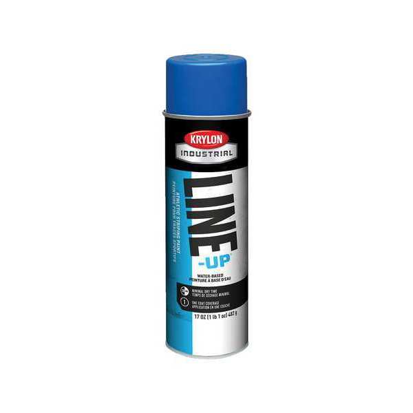 Athletic Field Striping Paint, 17 oz., Athletic Royal Blue, Water -Based