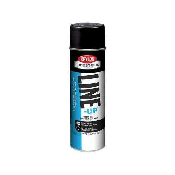 Athletic Field Striping Paint, 17 oz., Athletic Black, Water -Based